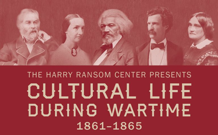 Cultural Life During Wartime, 1861-1865