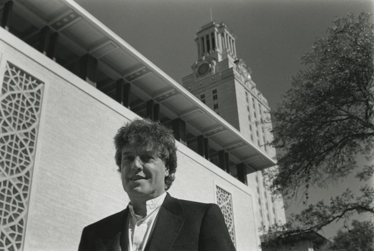 Tom Stoppard, whose archive resides at the Harry Ransom Center, on The University of Texas at Austin campus in 1996.