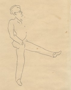 "Joyce at Midnight," Desmond Harmsworth, ca. 1930