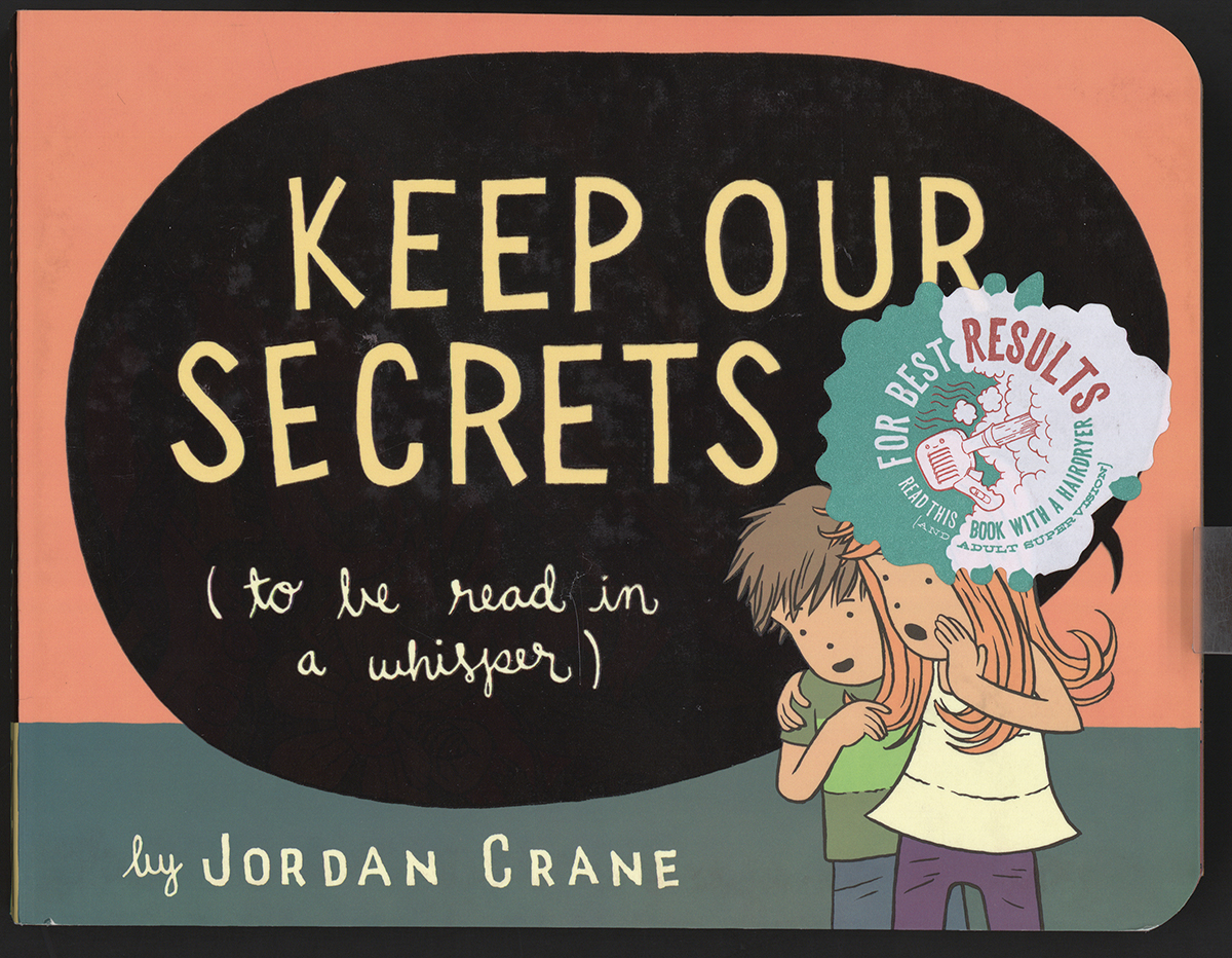 Cover of Jordan Crane's book "Keep Our Secrets," which uses heat-sensitive ink.