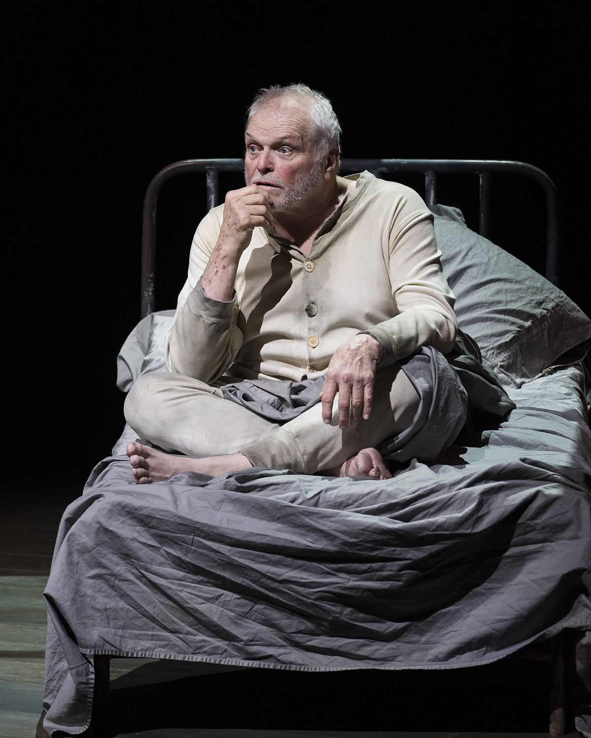 Actor Brian Dennehy portrays the character Thomas Dunne in the Mark Taper Forum’s production of Sebastian Barry’s play “The Steward of Christendom.” Photo by Craig Schwartz.