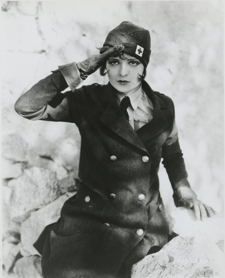 Publicity still of Clara Bow in "Wings" (1927).