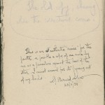 The pencil note reads “the old copy showing where the corrections come.” In ink below it: “This is an authentic ‘revise’ for the printer, or possible [sic] a copy of one made by me as a precaution against the loss of the other. I cannot account for its passing out of my hands. G. Bernard Shaw. 23/5/31”