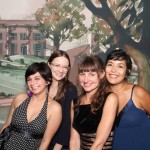 Diaz, right, with colleagues and friends at the member preview event for the Ransom Center’s exhibition “The Making of Gone With The Wind” in 2014.
