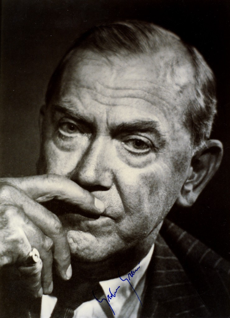 Photo of Graham Greene.