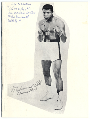 Souvenir booklet about Muhammad Ali, ca. 1972