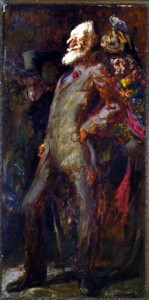 George Bernard Shaw (1856-1950) Oil on canvas, 1943 94 1/2 x 51 inches © Trustees of the Feliks Topolski Estate