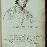 Pages from a commonplace book in which Patrick Branwell (brother of Emily and Charlotte Bronte) contributed four pages of poetry and sketches. Images courtesy of Harry Ransom Center.