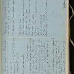 Pages from a commonplace book kept by Nancy Cunard, full of quotes and poems penned by friends in the book. Images courtesy of Harry Ransom Center.