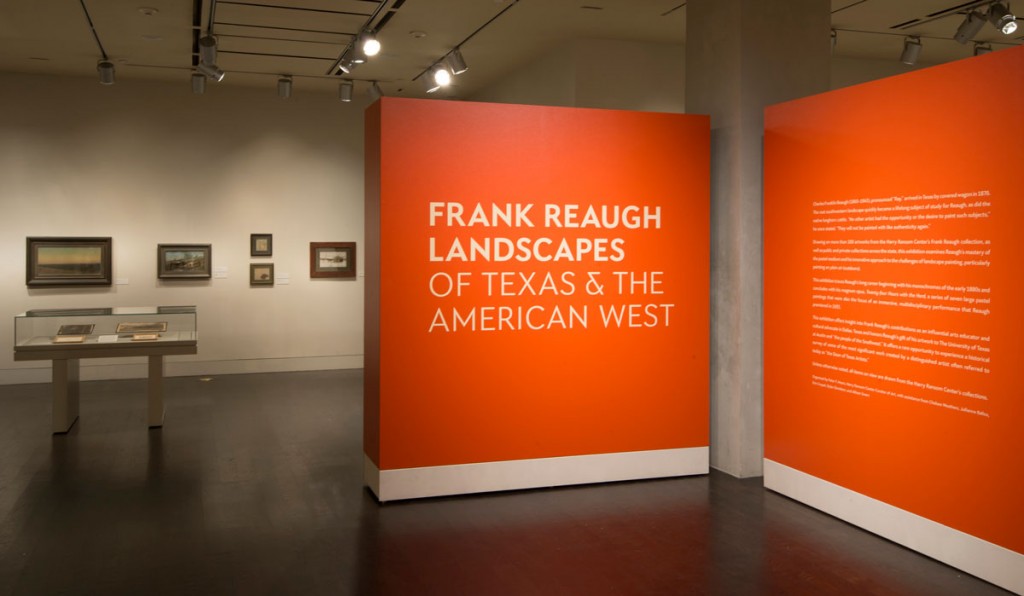 The exhibition Frank Reaugh: Landscapes of Texas and the American West. Photos by Pete Smith.