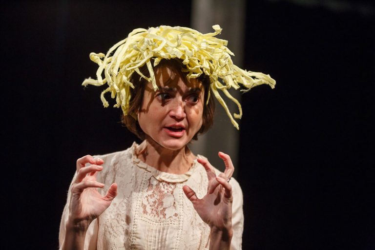 Claire Redcliffe as Lion in the Actors From The London Stage production of A Midsummer Night's Dream. Courtesy AFTLS,