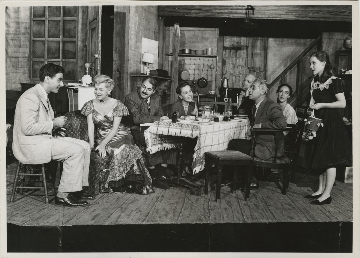 The original Broadway cast of The Diary of Anne Frank, Fred Fehl Theater Photograph Collection.