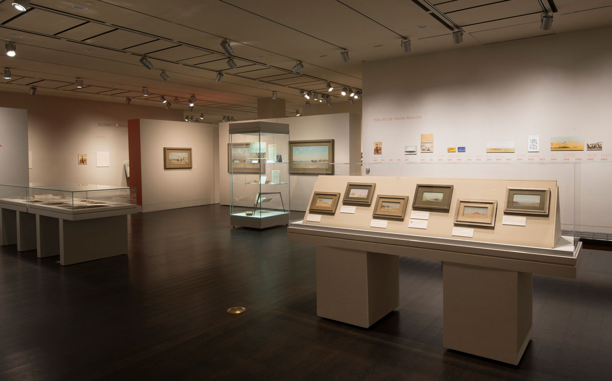 The exhibition Frank Reaugh: Landscapes of Texas and the American West. Photos by Pete Smith.