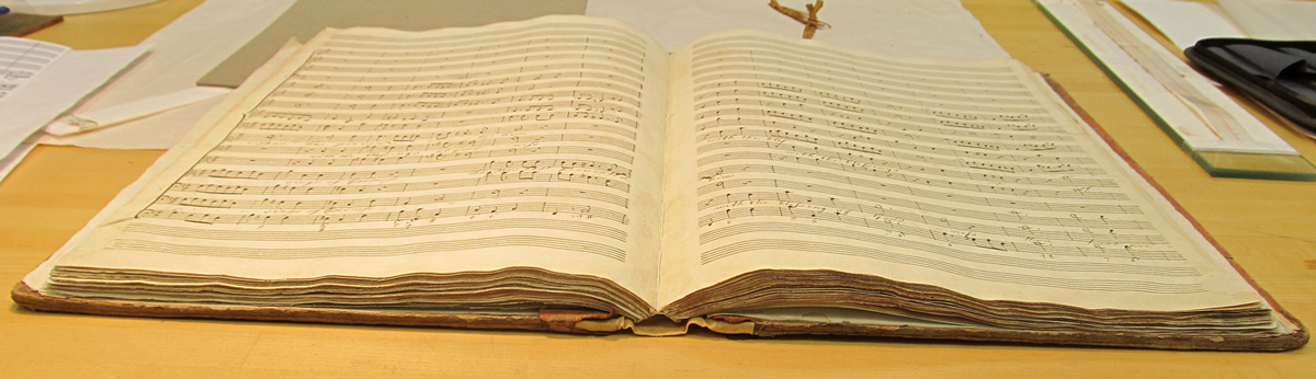 Openability of the music manuscript