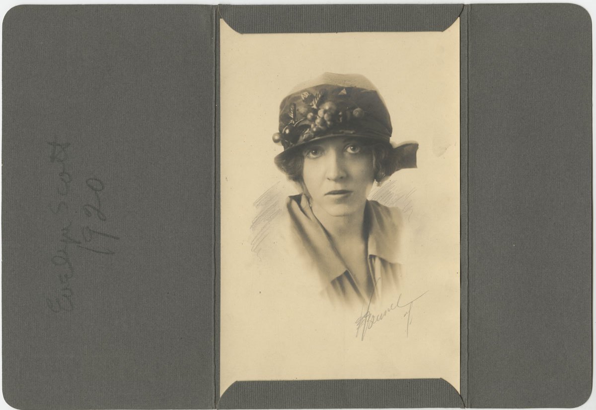 Evelyn Scott in the early 1920s. Image used with the permission of the Scott family.