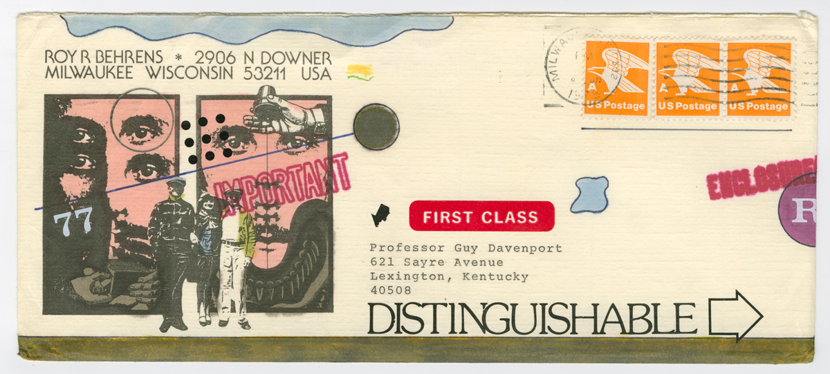 Envelope illustrated by Roy Behrens