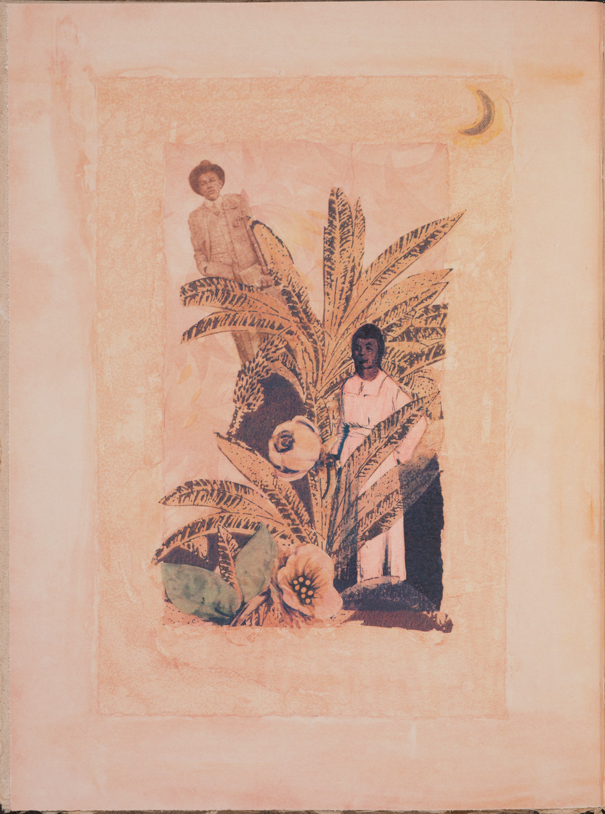 Betye Saar (b. 1926). Illustration for Zora Neale Hurston's Bookmarks in the Pages of Life (2000). Copyright Betye Saar.