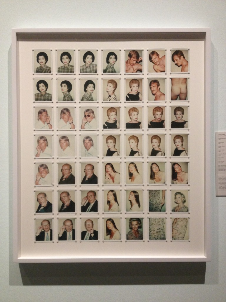 The Andy Warhol Polaroids in the galleries.