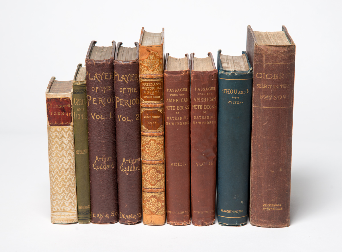 Discovery of books from the library of Oscar Wilde