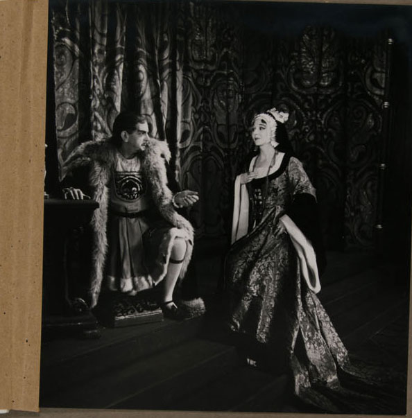 Photographs from the B. J. Simmons & Co. Production Portfolios by Cecile Beaton. Before treatment: Photographs adhered to the album with kraft-paper tape along the left edges.