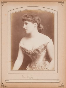 W. & D. Downey (British, active 1855–1940), [Lillie Langtry], ca. 1880. Albumen print (cabinet card), 6 ½ x 4 ¼ in. Gernsheim collection, 964:1020:0024, f TR 655.11 C526 HRC-P