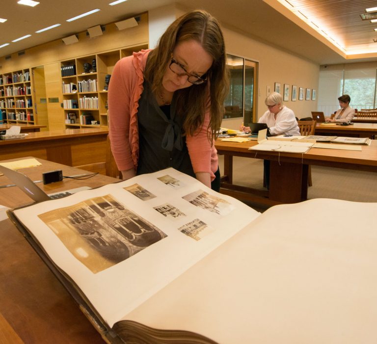 Researchers in the Ransom Center's Reading Room. Photo by Pete Smith.