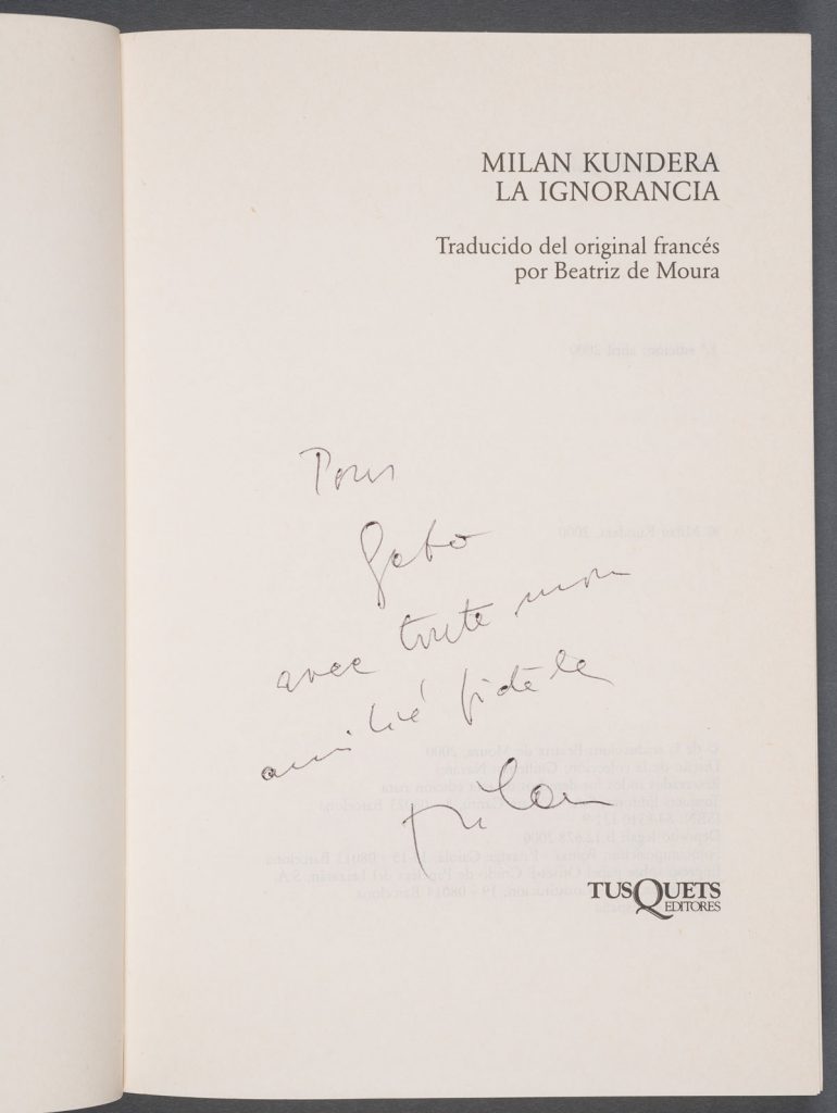 Milan Kundera's "La ignorancia" (2000). Photos by Pete Smith.