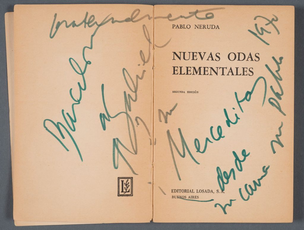Pablo Neruda's "Nueva odas elementales" (1963). Photos by Pete Smith.