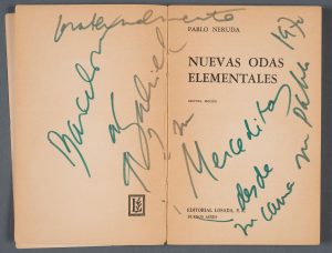 Pablo Neruda's "Nueva odas elementales" (1963). Photos by Pete Smith.