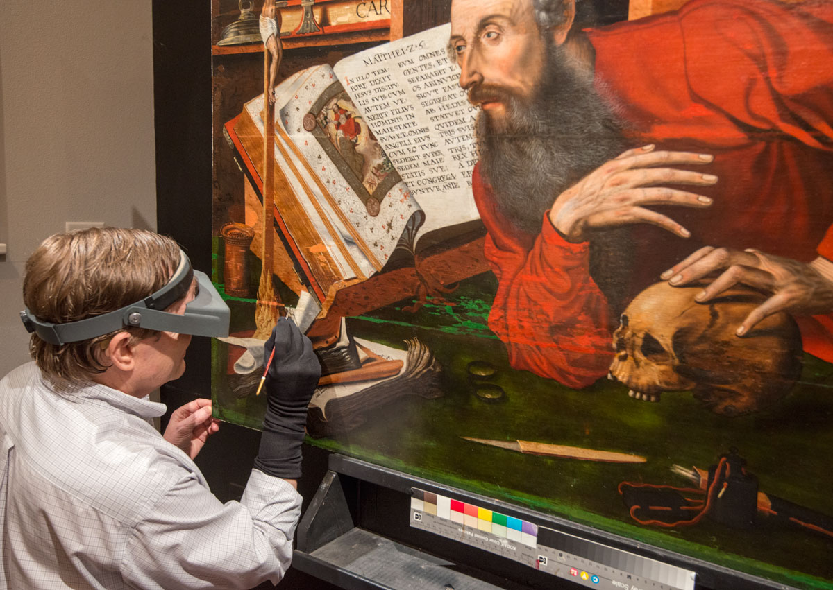 Mark van Gelder treats "St. Jerome in His Study," Marinus van Reymerswaele [attributed, likely workshop of] (c.1490–c.1546)]