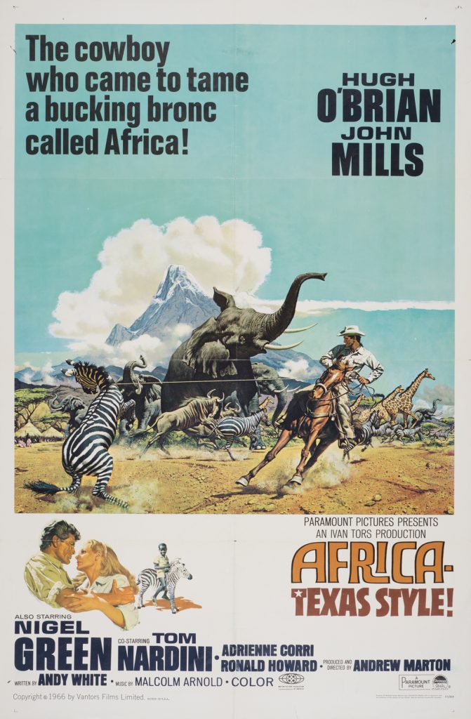 Africa Texas Style! , Date: 1967, size: 27x41 inches, from the Interstate Theater Collection