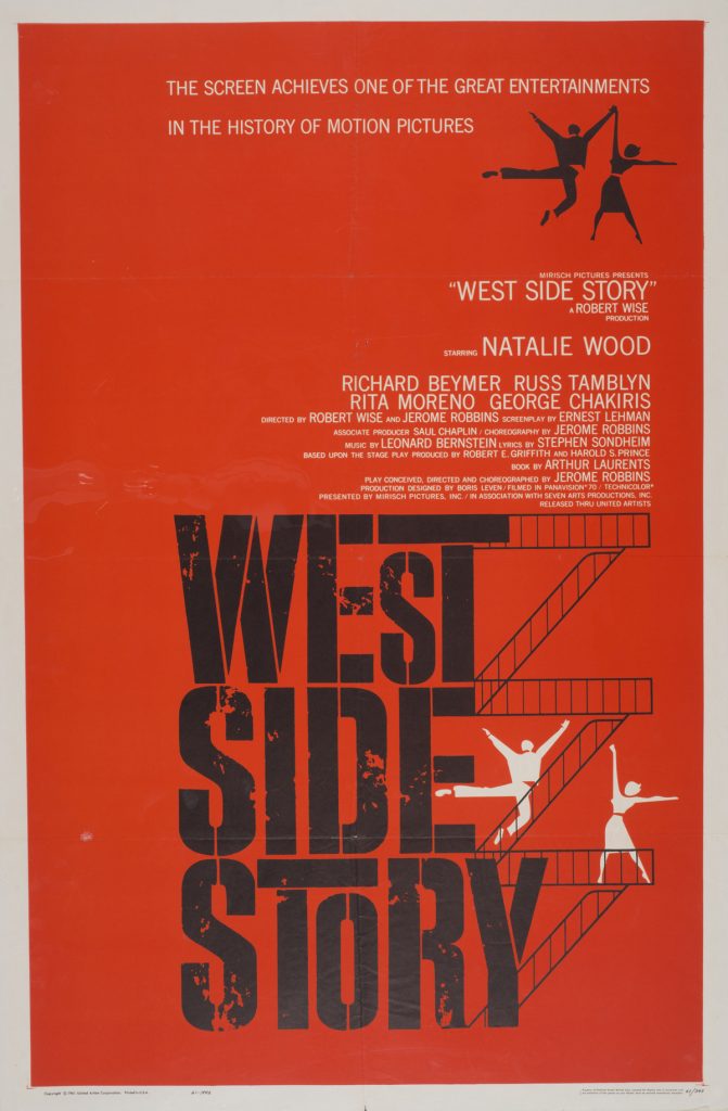 West Side Story, Date: 1961, size: 27x41 inches, from the Interstate Theater Collection