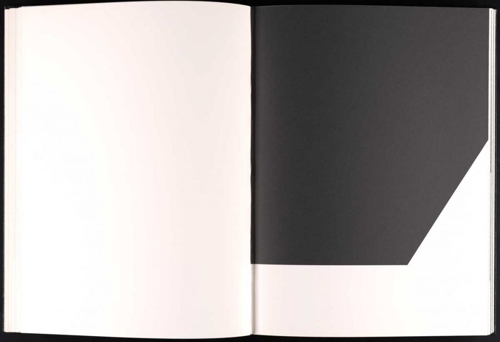 Page from The Limited Editions Club publication of Un Coup de Dés by Stéphane Mallarmé (New York: The Limited Editions Club, 1992). Ellsworth Kelly, 1992, lithograph.