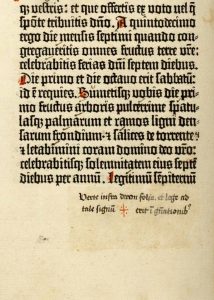 [Biblia latina, commonly known as the Gutenberg Bible (Mainz: Johann Gutenberg and Johann Fust, between 1454 and 1456)], 50 verso.