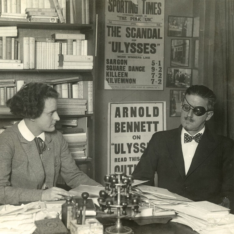 Sylvia Beach and James Joyce