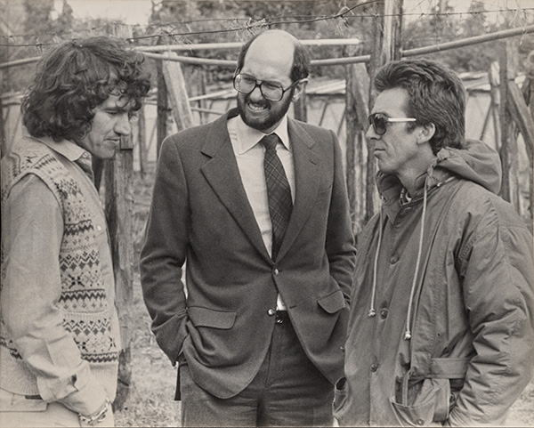 Richard Loncraine, Denis O'Brien, and George Harrison