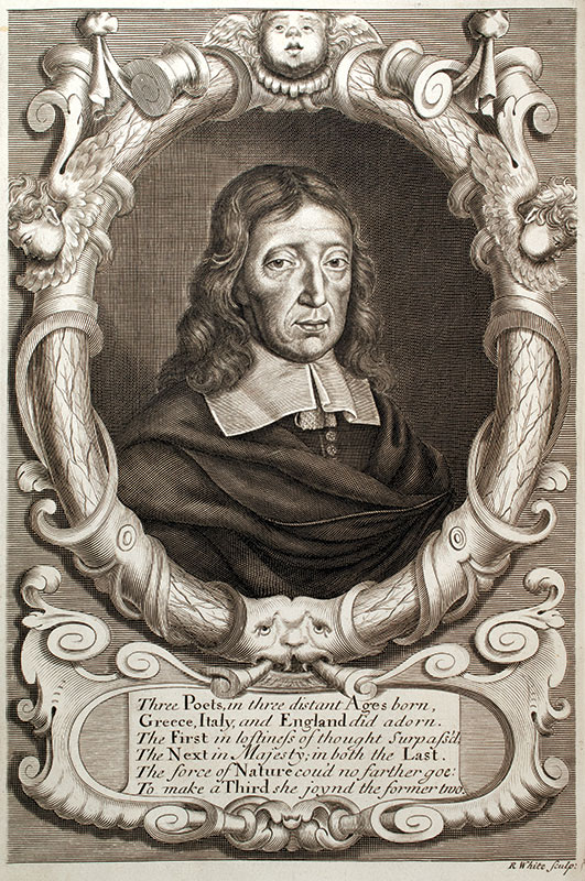 Printed engraving of a man's portrait