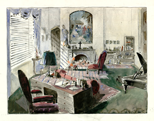 Set Design for "Black Narcissus"