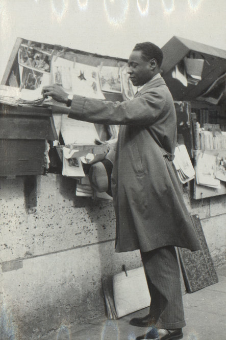 Photograph of Claude McKay, taken for 'Home to Harlem' promotion, c. 1928.