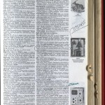 Page from Wallace's "American Heritage Dictionary," in which he frequently circled or marked words.