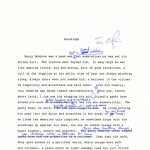 Manuscript page from "Stockings" chapter of The Things They Carried, hand-corrected by Tim O'Brien.