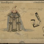 Charles Ricketts (1866-1931) Costume design for The Dark Lady of the Sonnets, 1910 Suzanne Sheldon as Queen Elizabeth