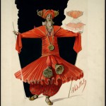 Percy Anderson (1851-1928). Costume design for Chu Chin Chow, 1916. Norman Williams as Abdullah
