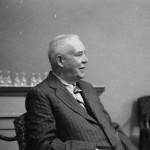 Wallace Stevens, the award-winning poet, in the early 1950s. Taken by Alfred Knopf.