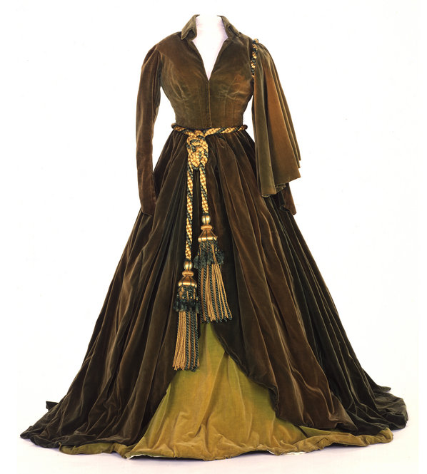 Green Curtain Dress (the Portieres Dress) worn by Vivien Leigh as Scarlett O'Hara in "Gone With The Wind."