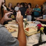 The reception following "Consider the Archive" featured Wallace-themed desserts.