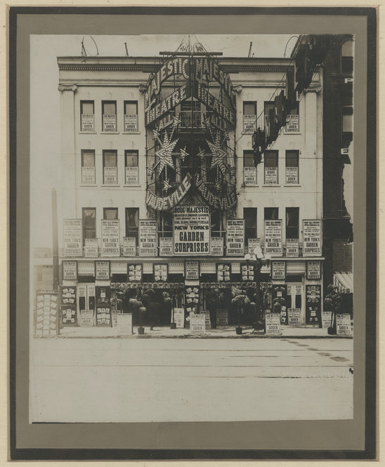 Exterior Majestic Theater Birmingham. Hoblitzelle-Interstate Collection.