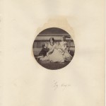 Lewis Carroll (Rev. Charles Lutwidge Dodgson) (English, 1832–1898). Tryphena Hughes and her children Arthur, Amy, and Agnes, 1864.