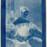 Sir John Herschel. "The Honourable Mrs. Leicester Stanhope," 1836. Cyanotype.