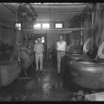 Unidentified Itinerant Photographer, "Blue Bonnet Laundry," 1934. Gelatin silver glass plate negative.